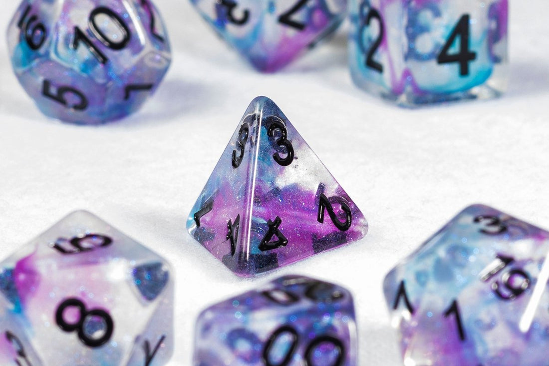 Ceremonial Chrome Dnd Dice Set - Roll With Advantage