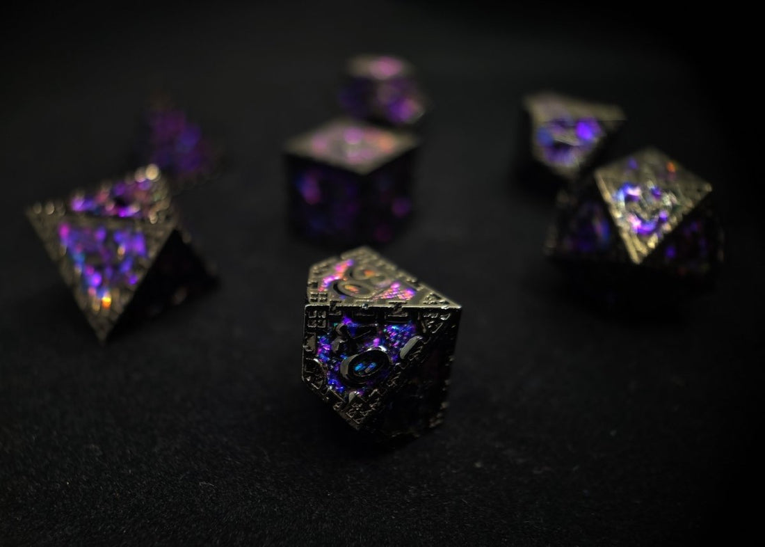 Courting Nightmares Dnd Metal Dice Set - Roll With Advantage