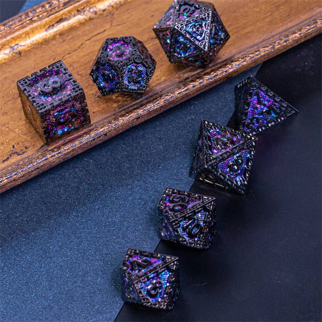 Courting Nightmares Dnd Metal Dice Set - Roll With Advantage