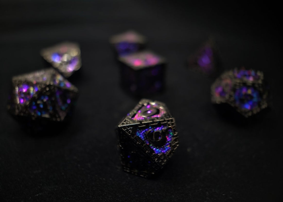 Courting Nightmares Dnd Metal Dice Set - Roll With Advantage