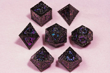 Courting Nightmares Dnd Metal Dice Set - Roll With Advantage