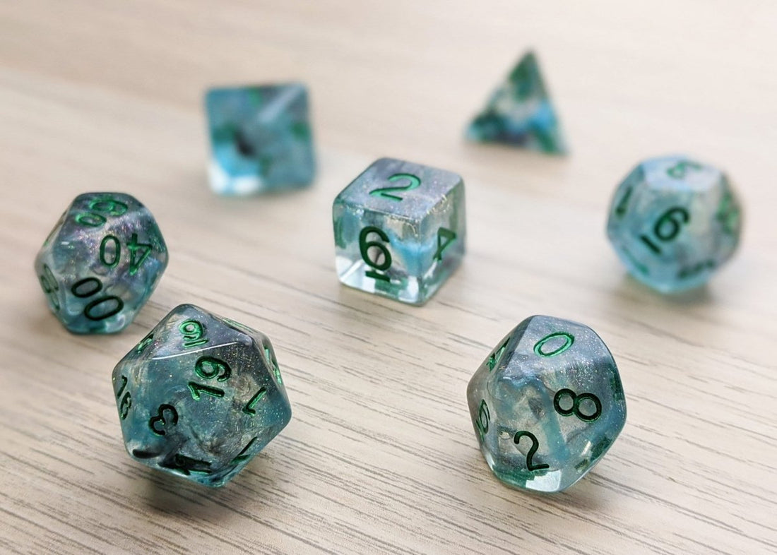 Cyberspace Dnd Dice Set - Roll With Advantage