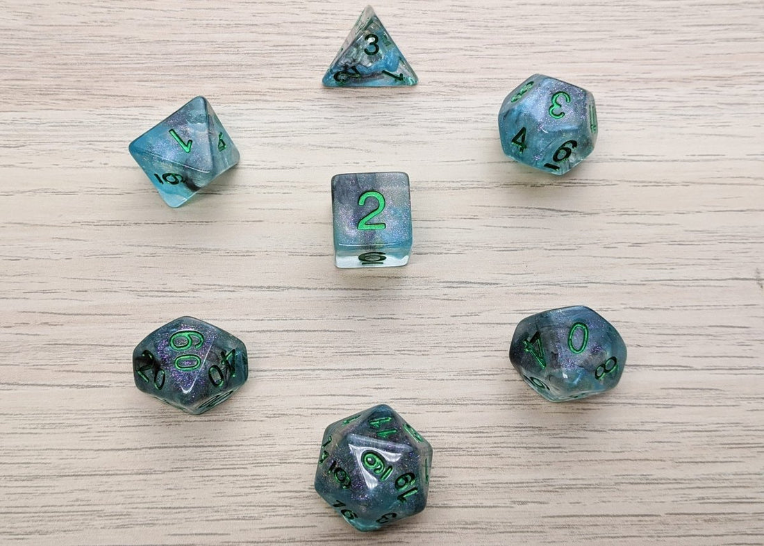 Cyberspace Dnd Dice Set - Roll With Advantage