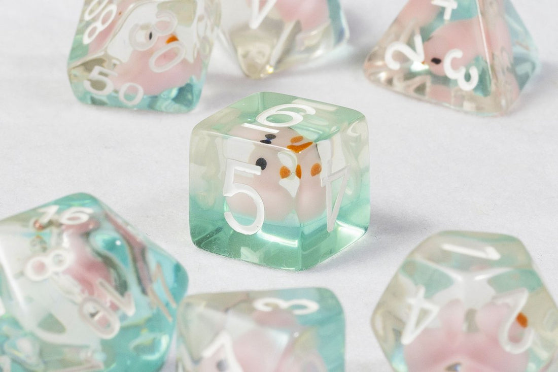 Ducky Dnd Dice Set - Roll With Advantage