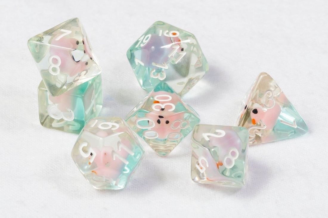 Ducky Dnd Dice Set - Roll With Advantage