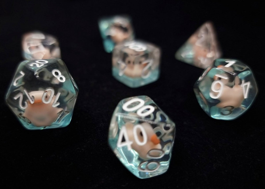 Ducky Dnd Dice Set - Roll With Advantage