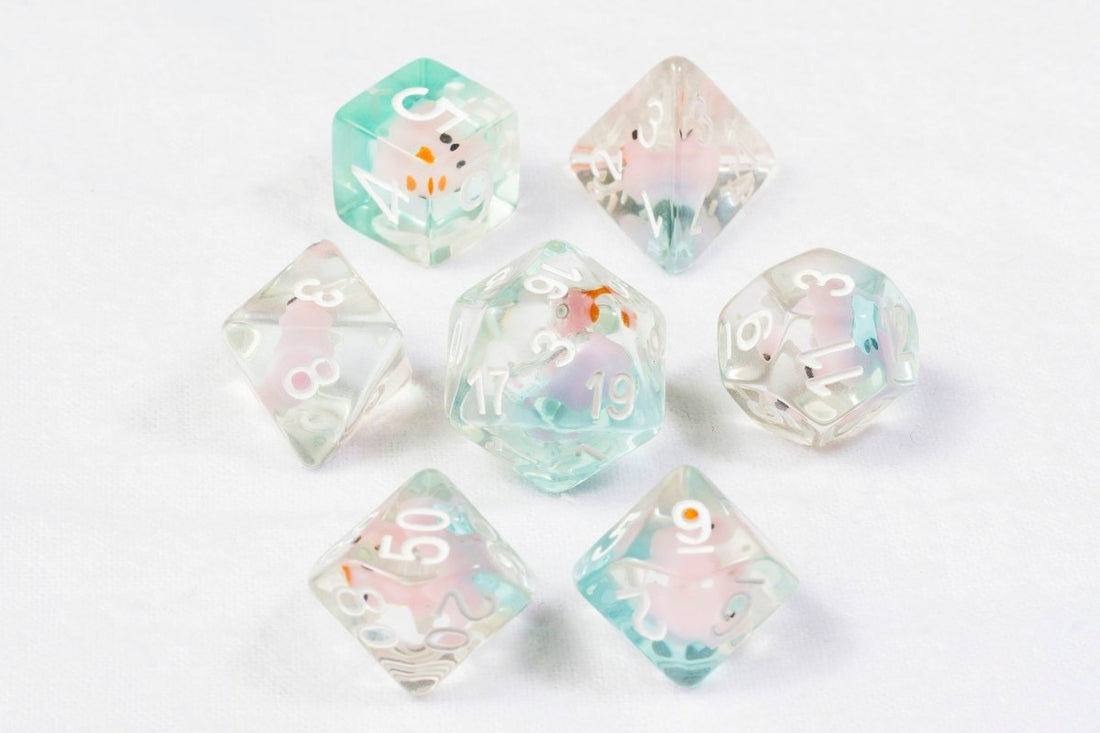 Ducky Dnd Dice Set - Roll With Advantage