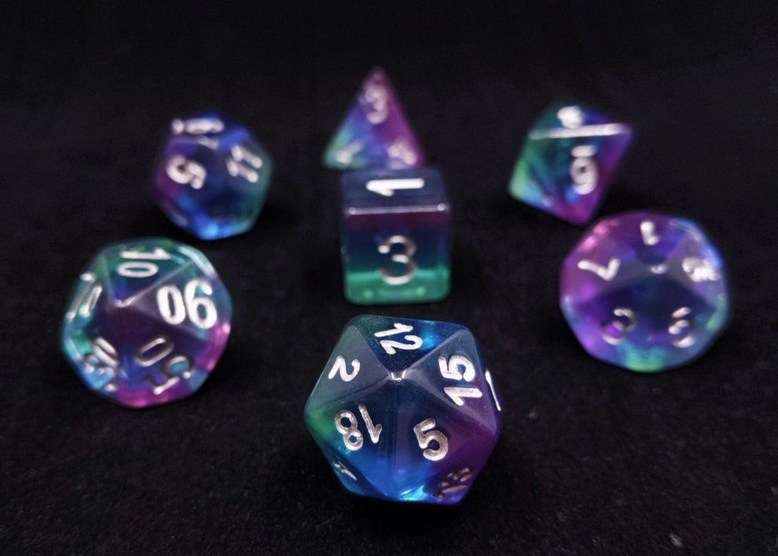 Enchanted Lagoon Dnd Dice Set - Roll With Advantage