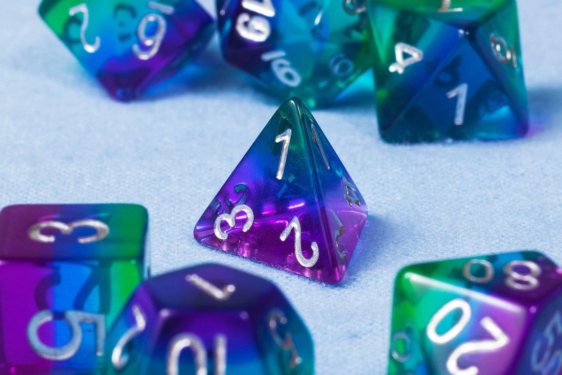 Enchanted Lagoon Dnd Dice Set - Roll With Advantage