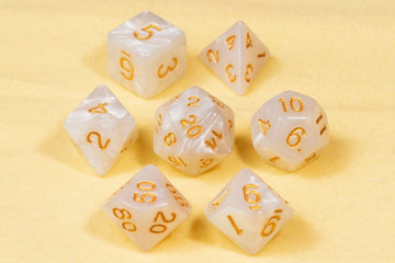 Evelyn's Holy Light Dnd Dice Set - Roll With Advantage