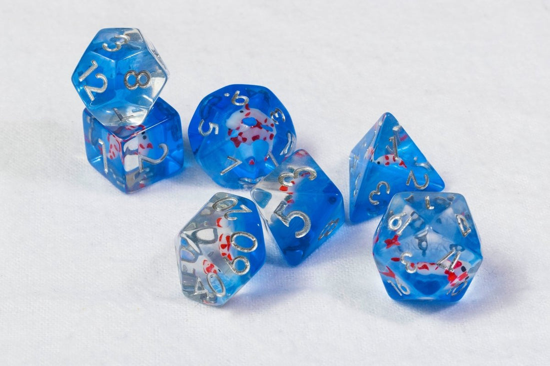 Fishy Dnd Dice Set - Roll With Advantage