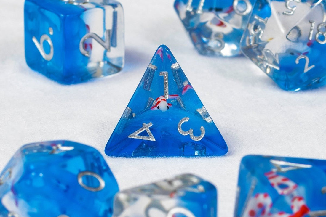 Fishy Dnd Dice Set - Roll With Advantage