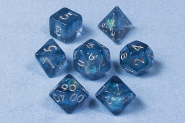 Glacial Ice Dnd Dice Set - Roll With Advantage