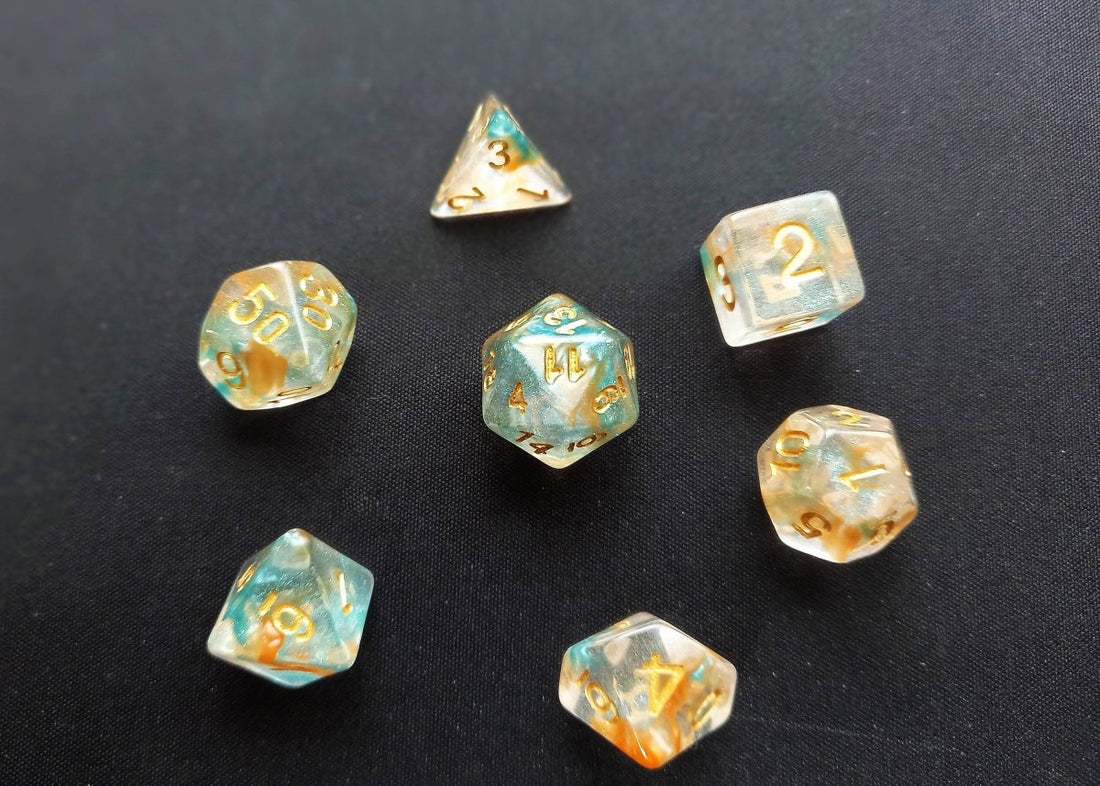 Luminous Koi Dnd Dice Set - Roll With Advantage