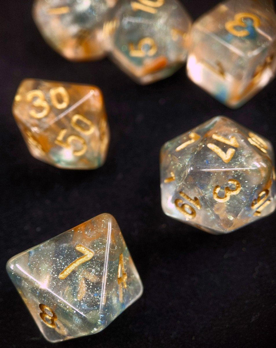 Luminous Koi Dnd Dice Set - Roll With Advantage