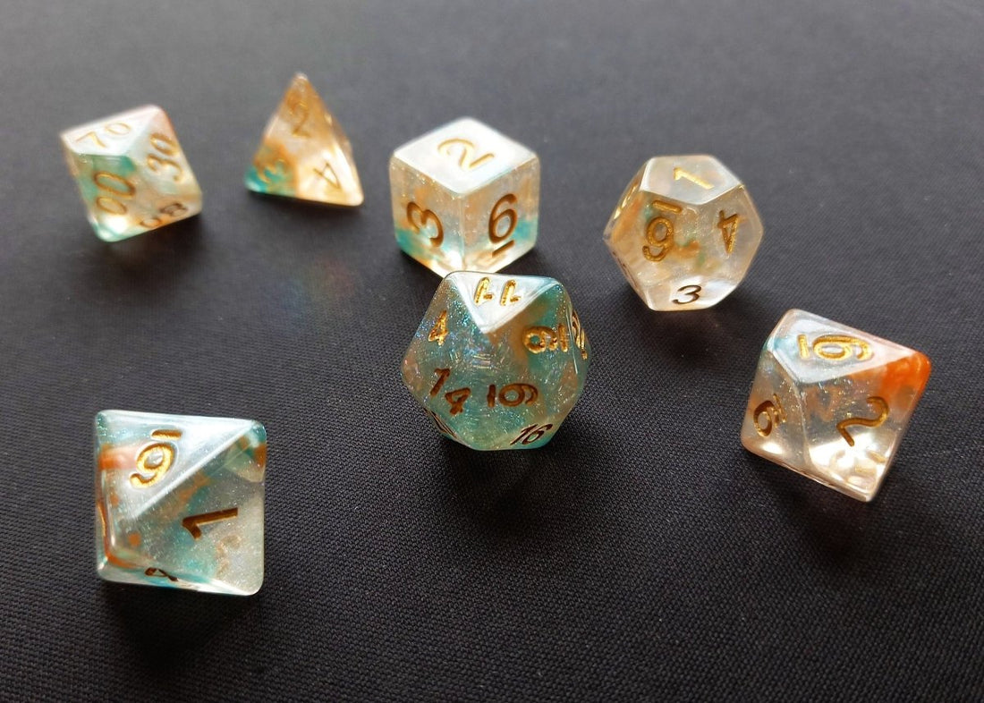 Luminous Koi Dnd Dice Set - Roll With Advantage