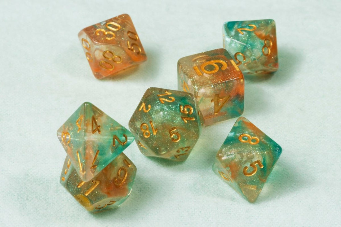 Luminous Koi Dnd Dice Set - Roll With Advantage