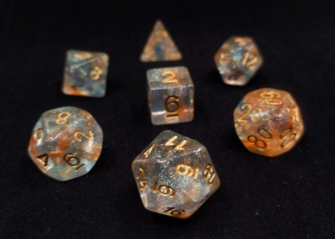 Luminous Koi Dnd Dice Set - Roll With Advantage