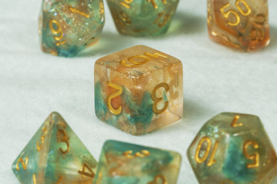 Luminous Koi Dnd Dice Set - Roll With Advantage