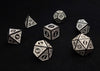 Magic Burst White Dnd Dice Set - Roll With Advantage