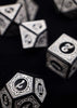Magic Burst White Dnd Dice Set - Roll With Advantage