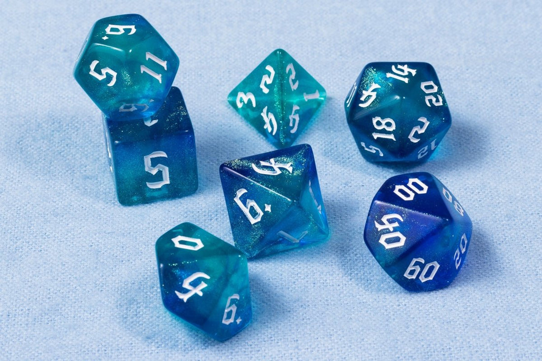 Meteor Storm Dnd Dice Set - Roll With Advantage