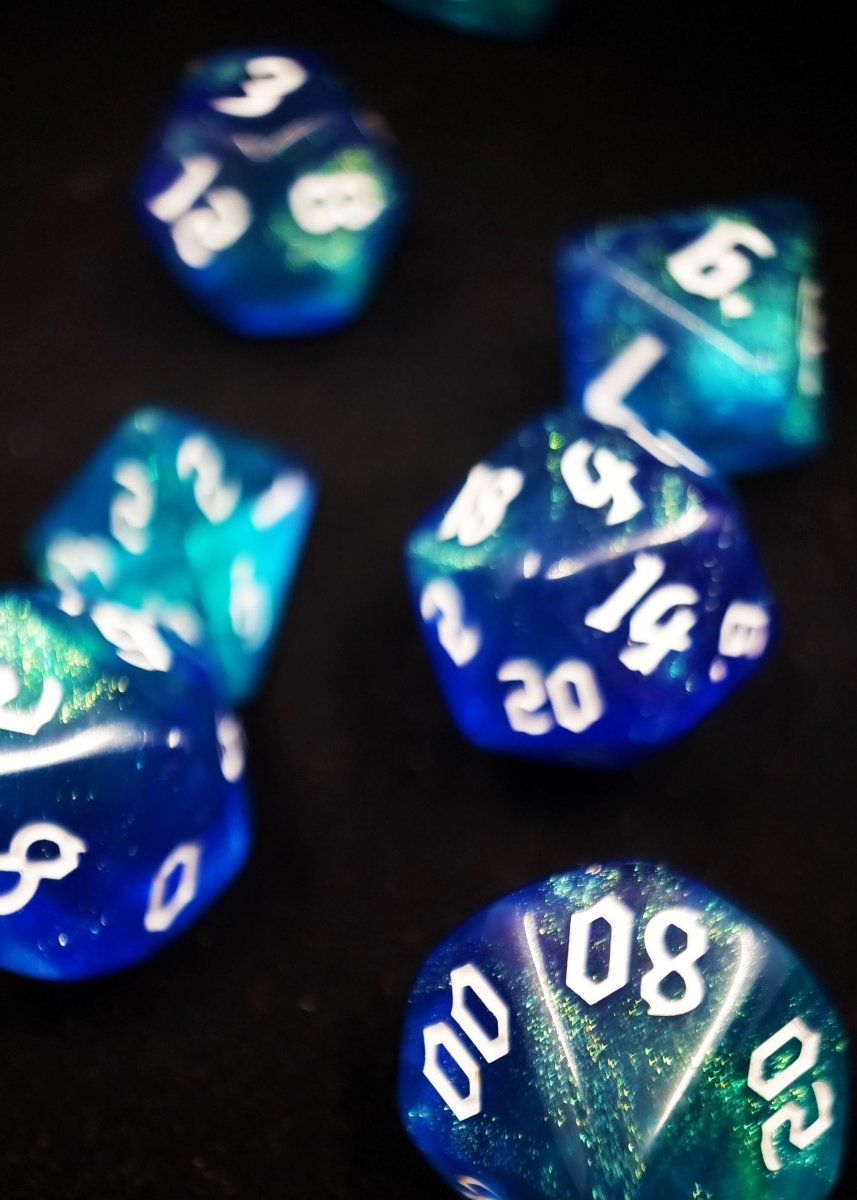 Meteor Storm Dnd Dice Set - Roll With Advantage