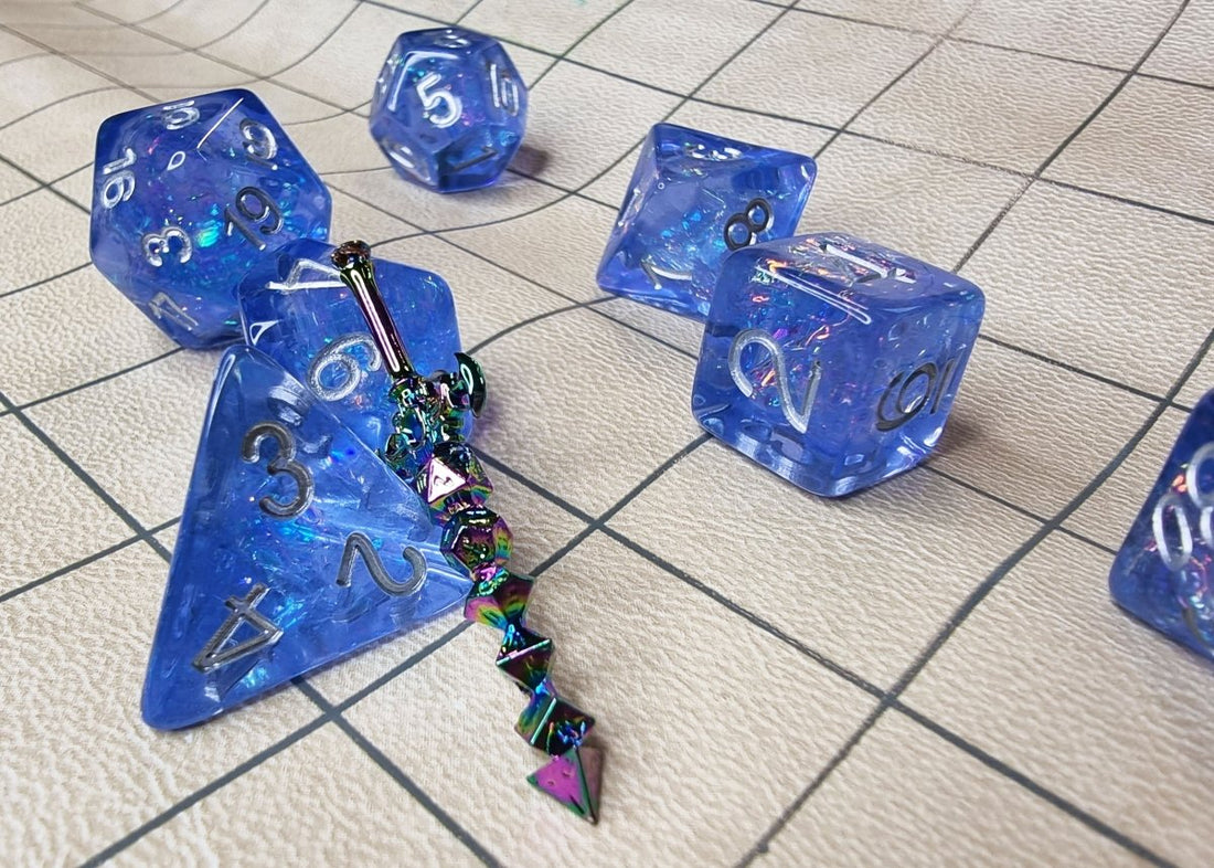 Mini Dice Sword - Dark Silver - Roll With Advantage