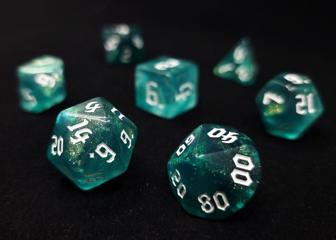 Poseidon's Wrath Dnd Dice Set - Roll With Advantage