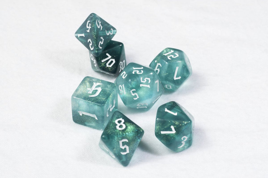 Poseidon's Wrath Dnd Dice Set - Roll With Advantage