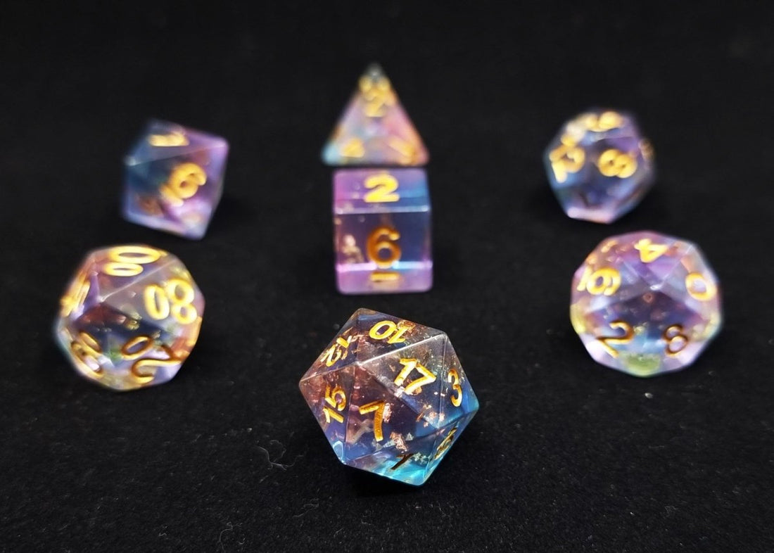 Scattered Stars Dnd Dice Set - Roll With Advantage