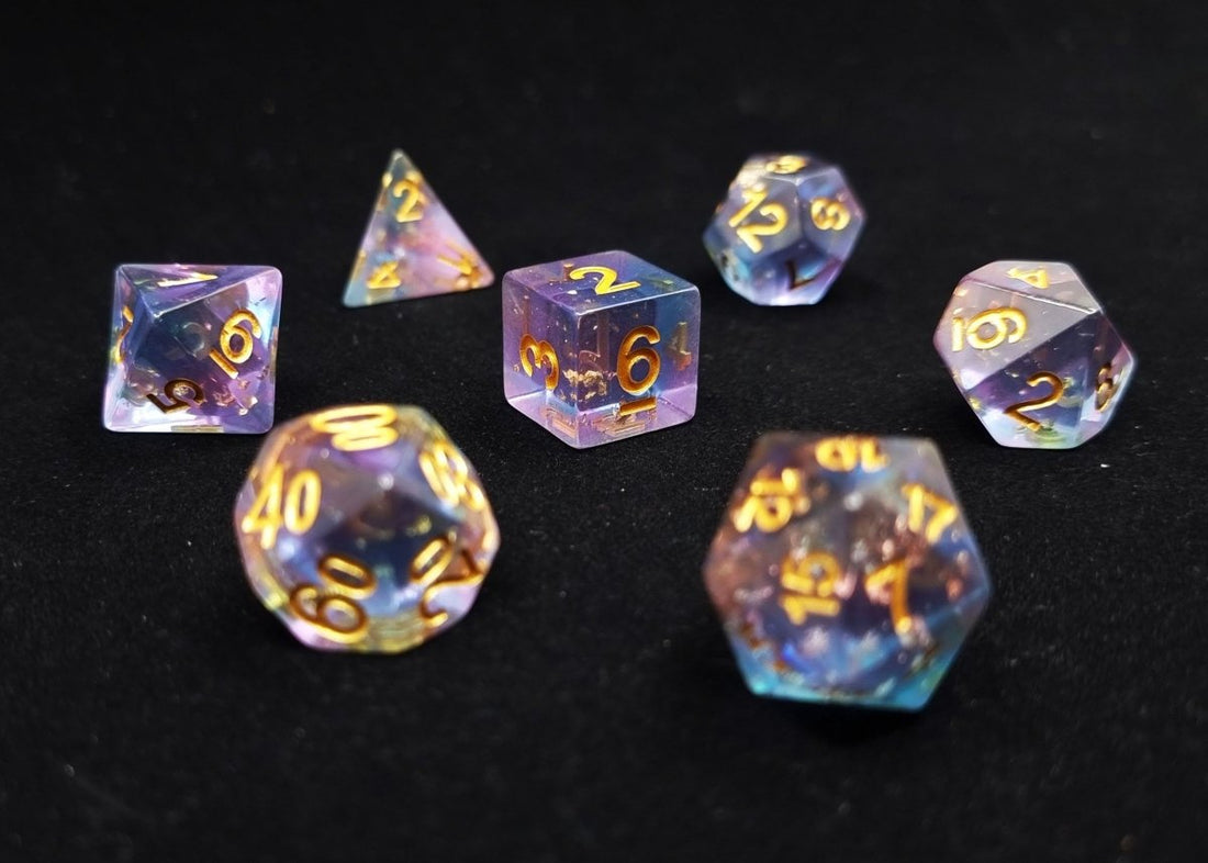 Scattered Stars Dnd Dice Set - Roll With Advantage