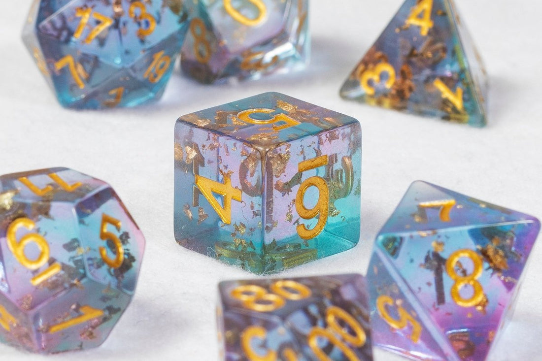 Scattered Stars Dnd Dice Set - Roll With Advantage