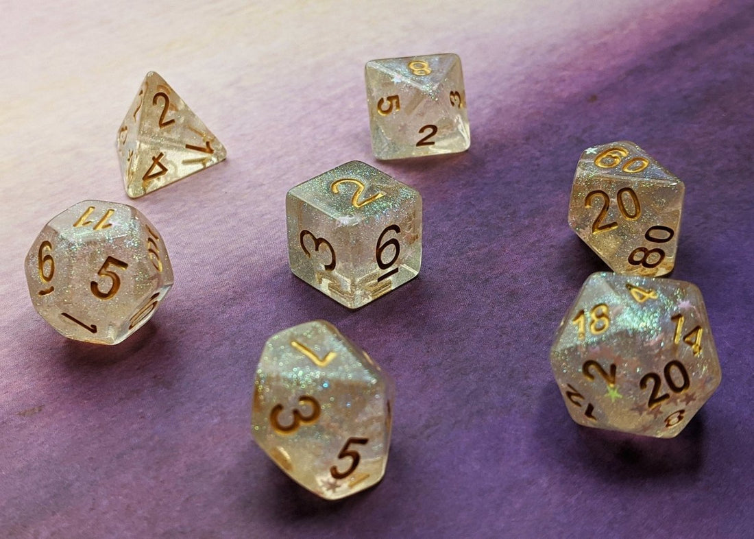 Stardust Dnd Dice Set - Roll With Advantage