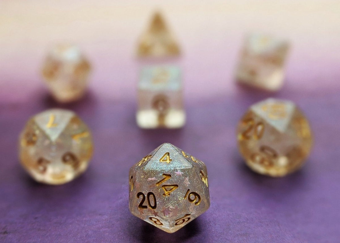 Stardust Dnd Dice Set - Roll With Advantage