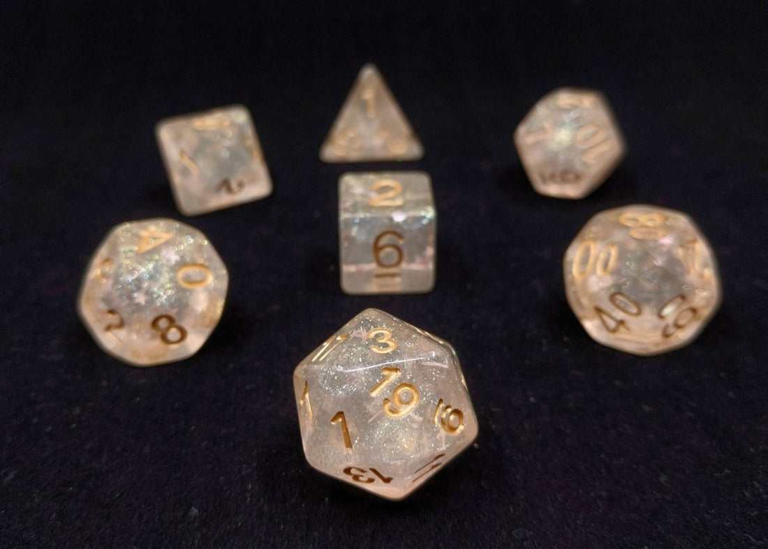 Stardust Dnd Dice Set - Roll With Advantage