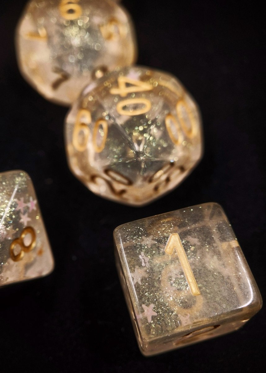 Stardust Dnd Dice Set - Roll With Advantage