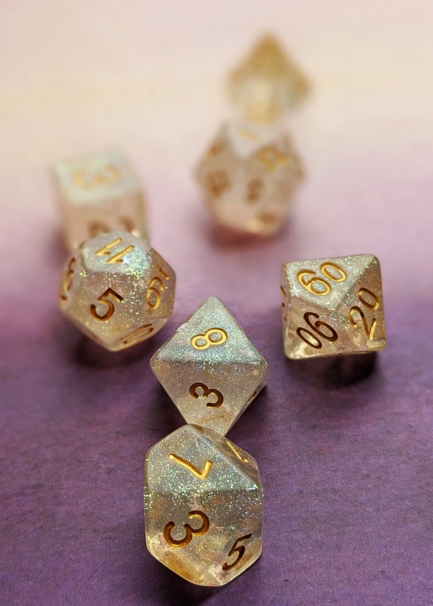Stardust Dnd Dice Set - Roll With Advantage