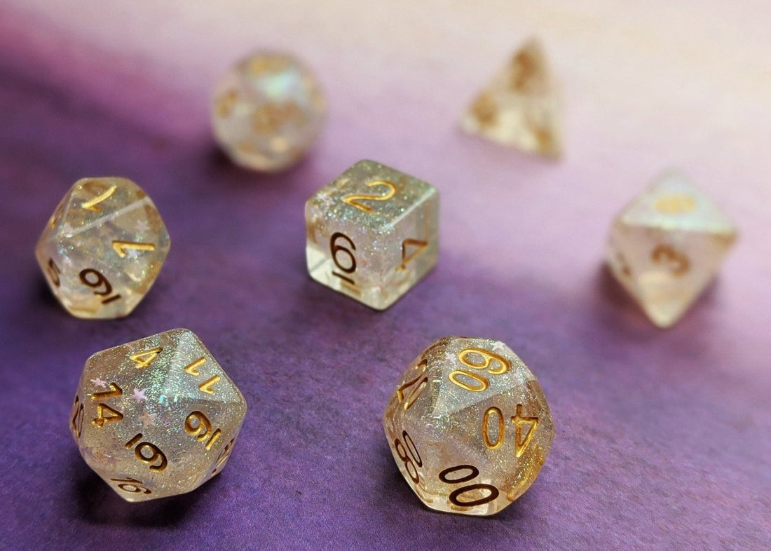 Stardust Dnd Dice Set - Roll With Advantage
