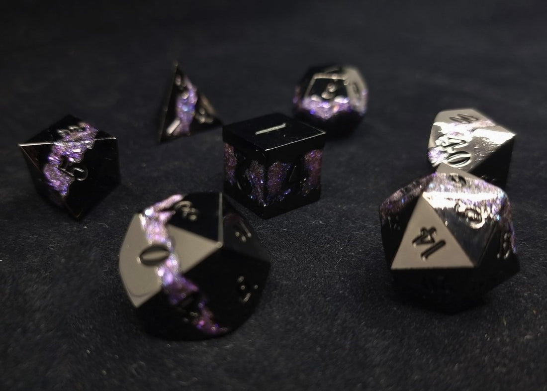 Subterranean Shift Dnd Metal Dice Set - Roll With Advantage