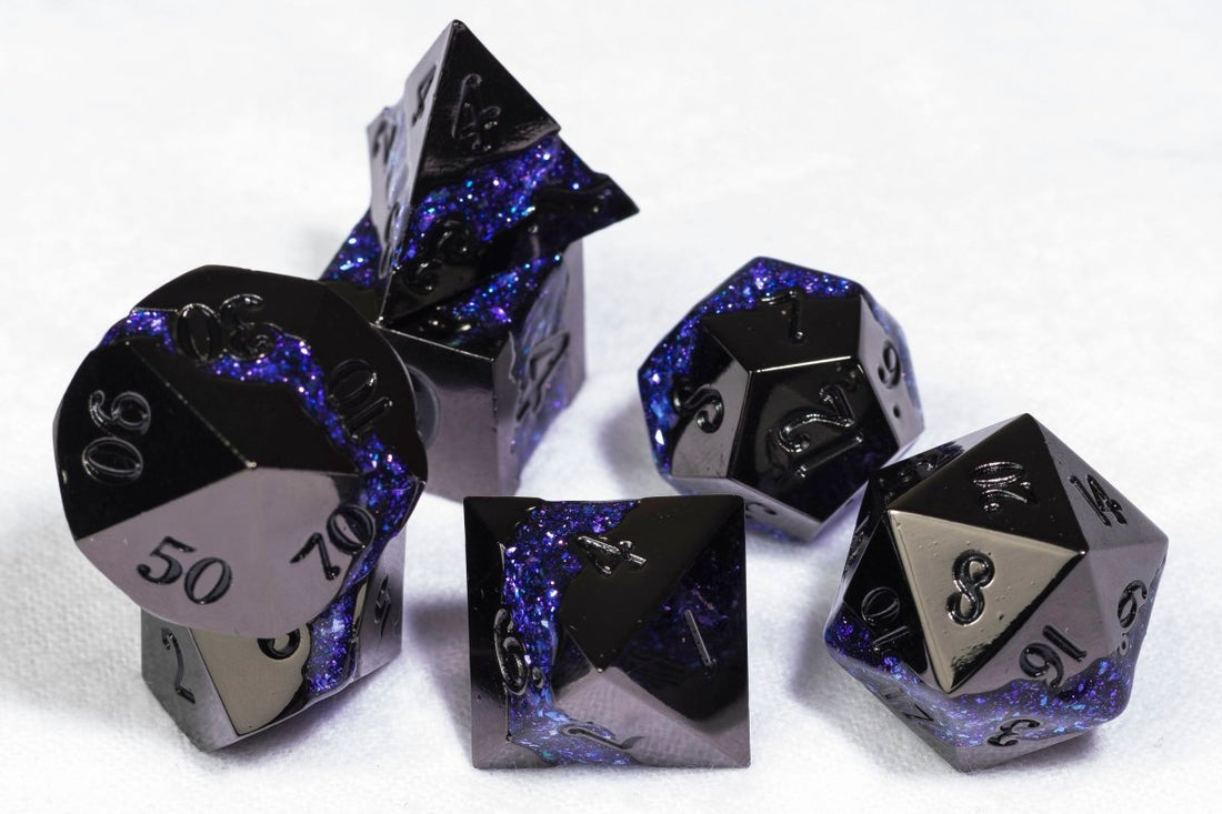Subterranean Shift Dnd Metal Dice Set - Roll With Advantage
