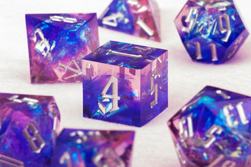 Temporal Shift Dnd Dice Set - Roll With Advantage