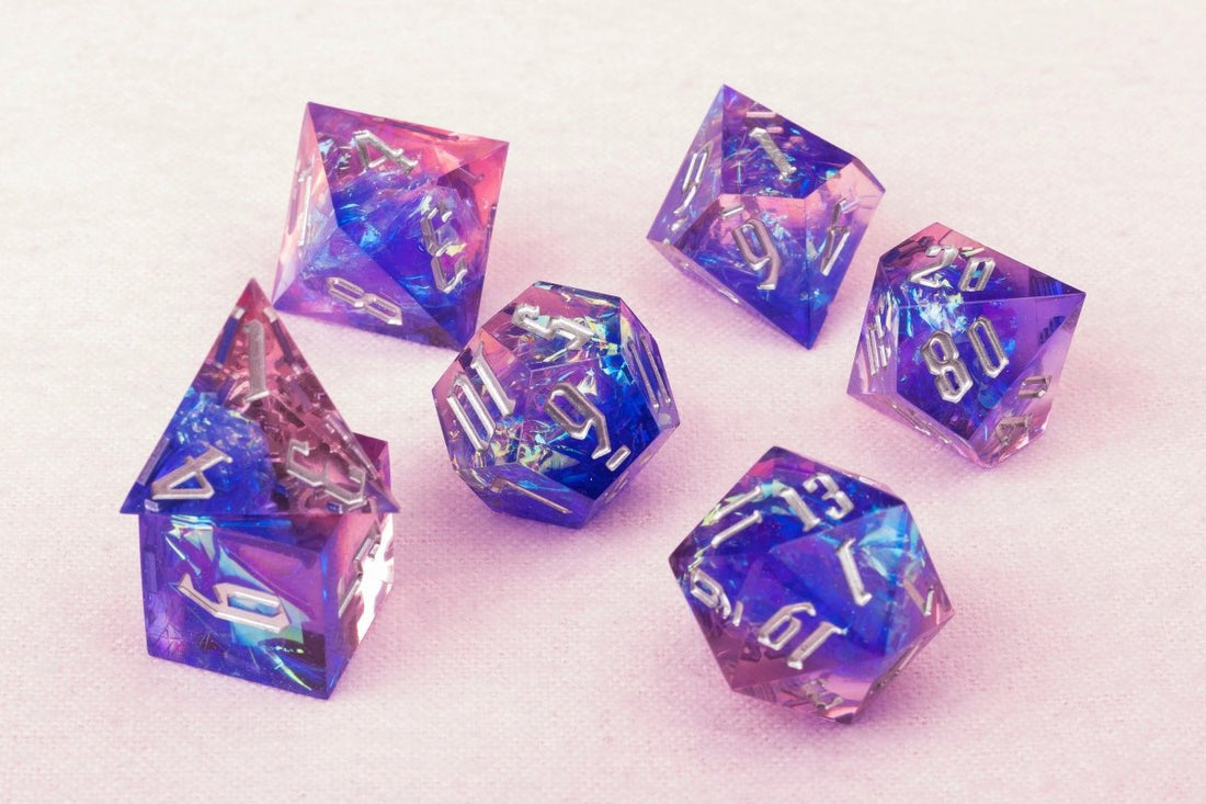 Temporal Shift Dnd Dice Set - Roll With Advantage