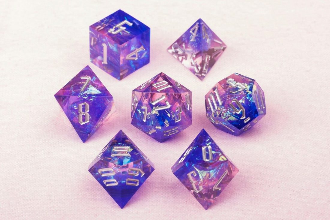 Temporal Shift Dnd Dice Set - Roll With Advantage