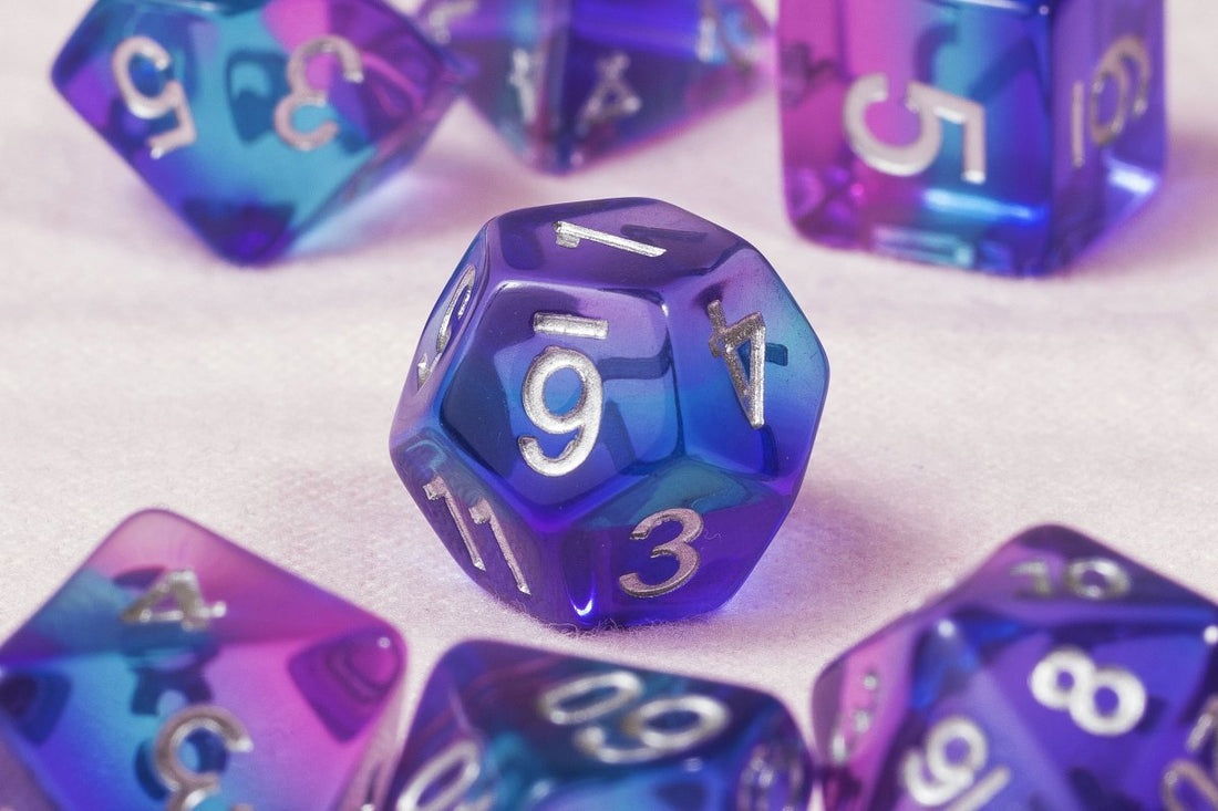 Twilight Sky Dnd Dice Set - Roll With Advantage