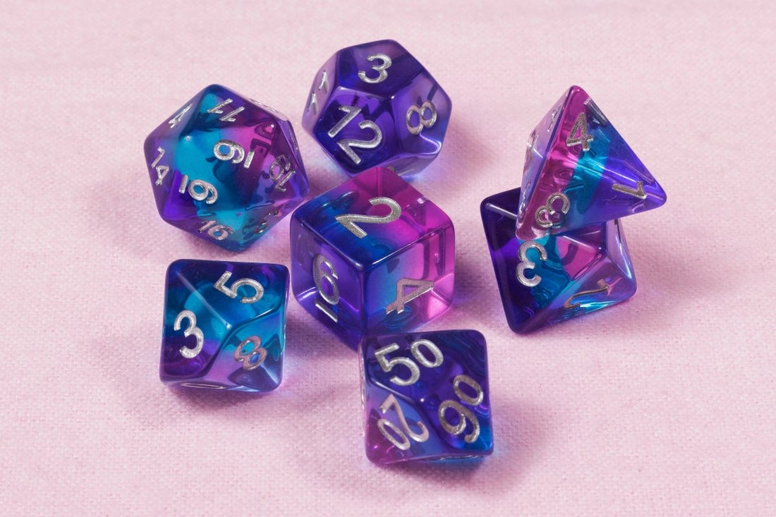 Twilight Sky Dnd Dice Set - Roll With Advantage