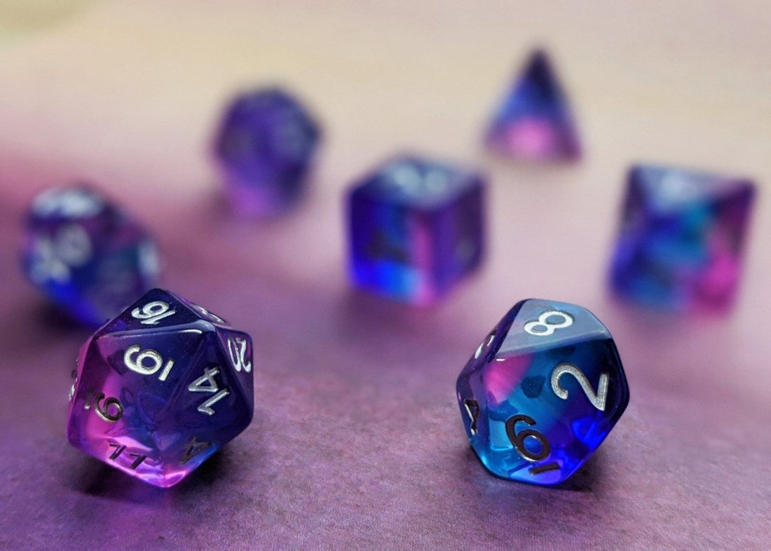 Twilight Sky Dnd Dice Set - Roll With Advantage