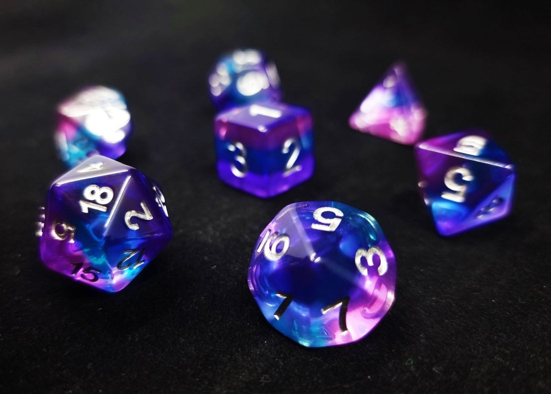 Twilight Sky Dnd Dice Set - Roll With Advantage