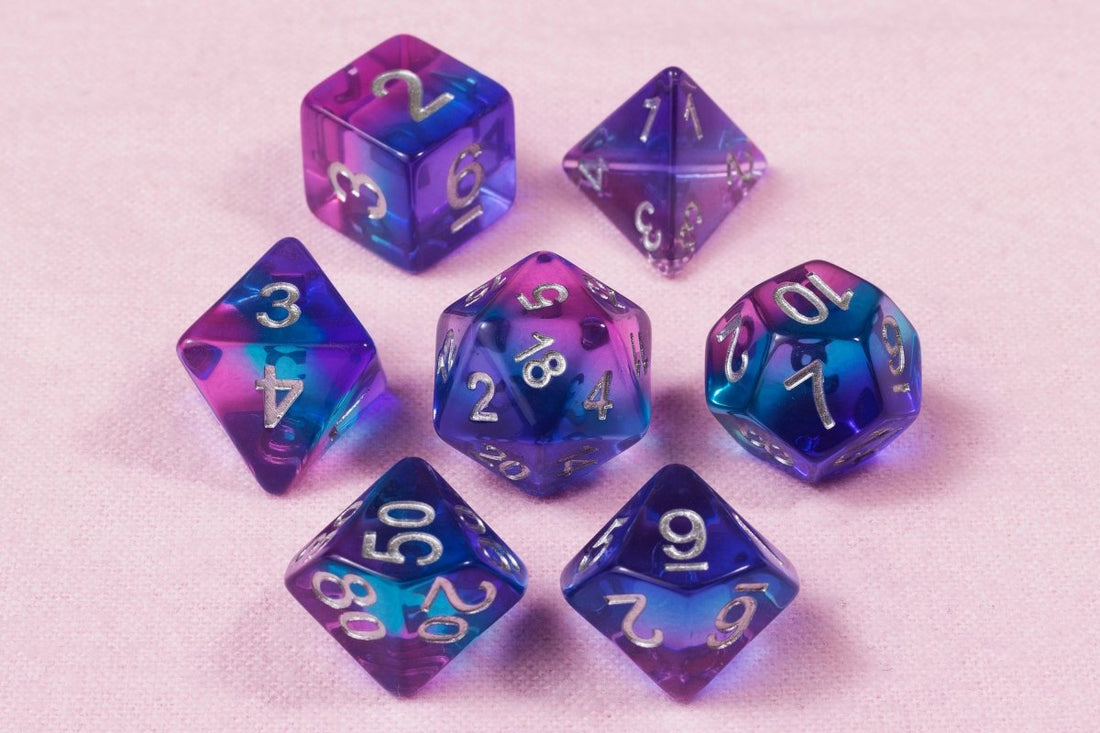 Twilight Sky Dnd Dice Set - Roll With Advantage