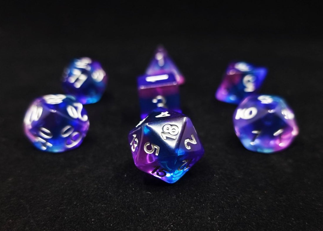 Twilight Sky Dnd Dice Set - Roll With Advantage